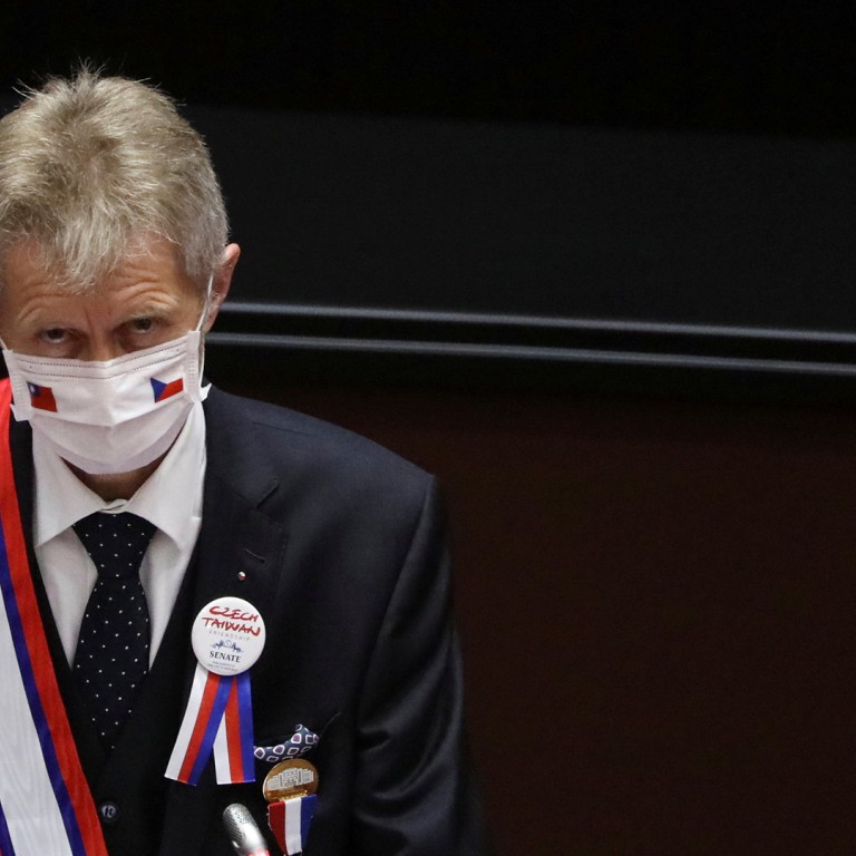 'I am Taiwanese', Czech senate president tells Taiwan's parliament