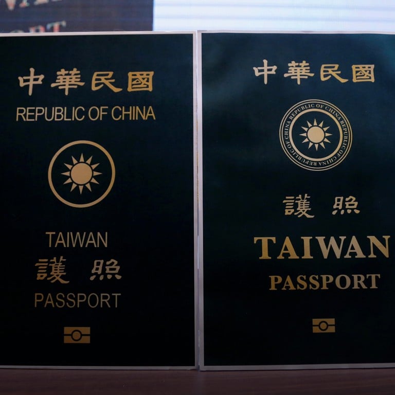 Taiwan unveils new passport design to avoid confusion with mainland China’s