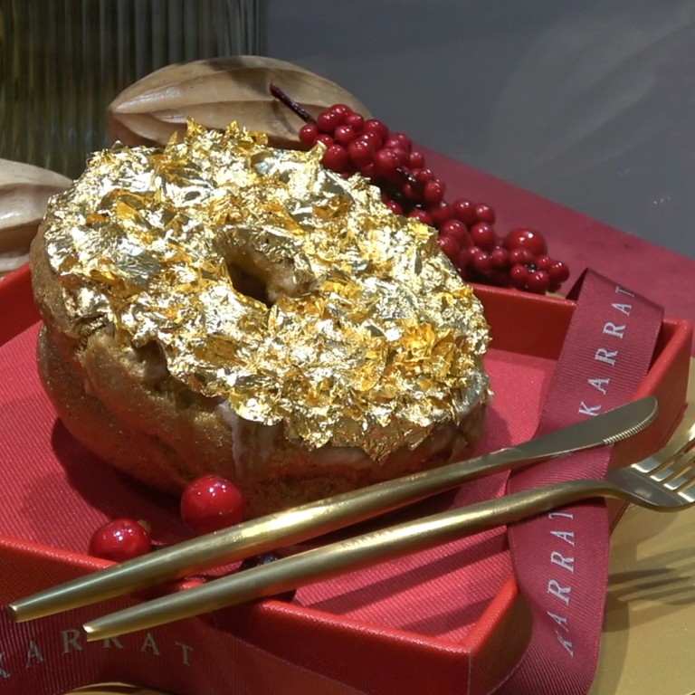 Thailand bakery offers 24K gold-plated doughnuts for US$130 each