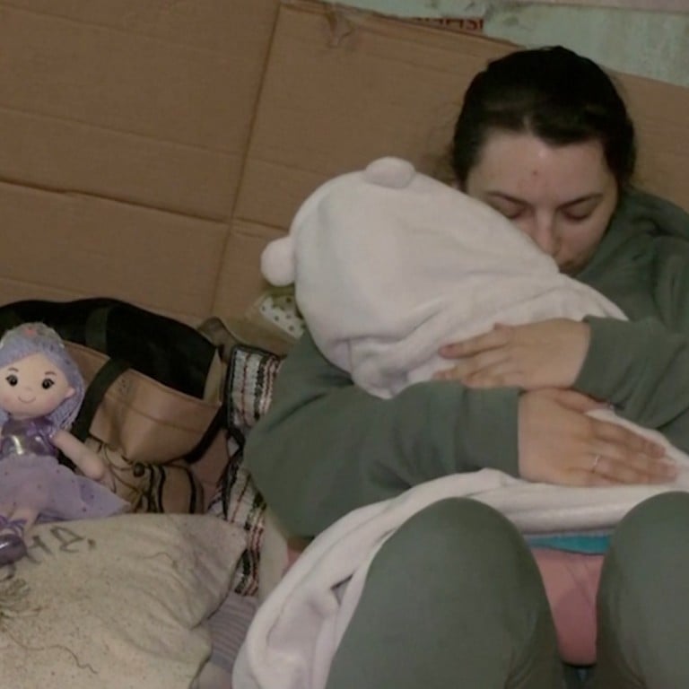 Ukraine invasion: Mothers, babies shelter in basement of children's hospital in Kyiv