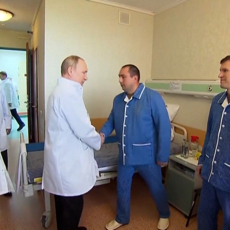 Russian President Vladimir Putin visits ‘hero’ soldiers wounded in Ukraine