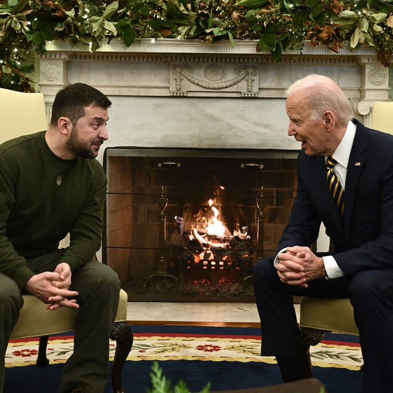 In Zelensky's White House visit, Biden pledges continuing support