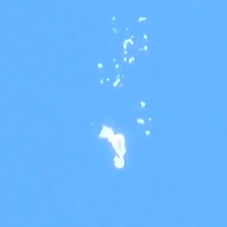 Suspected Chinese balloon shot down by US military