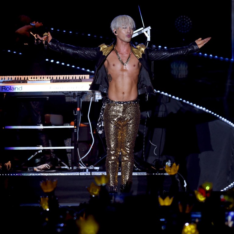 TAEYANG ヨンベ　オーストラリア　コンサート　カメラ BIGBANG Taeyang of K-pop group Big Bang drives crowds wild at