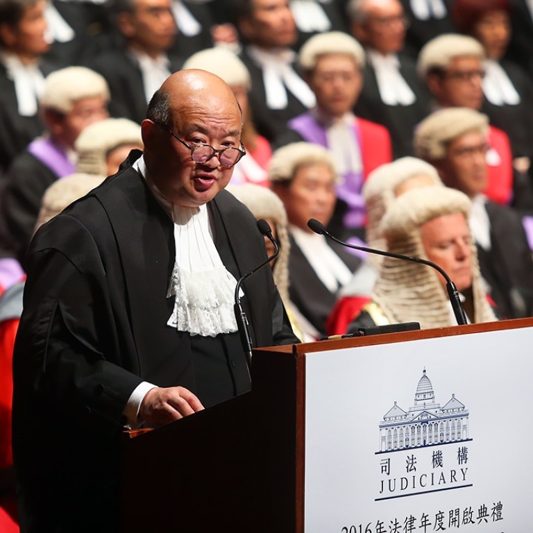 Hong Kong chief justice defends judicial reviews after stinging