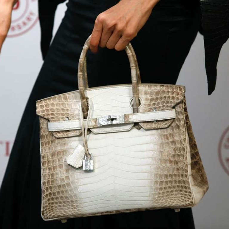 Image of Matte White Himalaya Nilocticus Crocodile Diamond Birkin