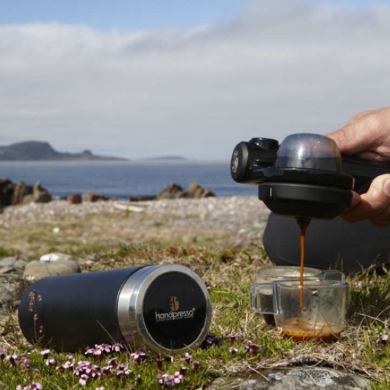 Review Portable Nespresso Coffee Machine! Ideal for camper, camping, boat,  sea? Try it! 