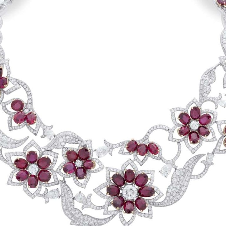 Nirav Modi's Amaranth ruby necklace