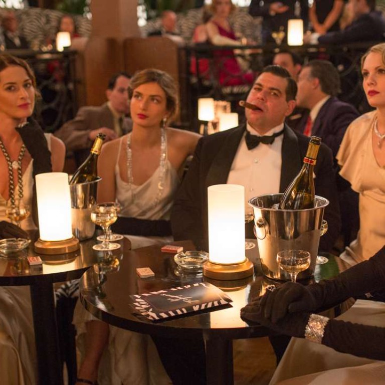 A scene from the movie Cafe Society, in which the actresses were decked in jewellery by Chanel.