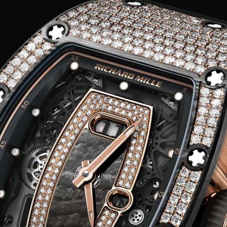 Richard Mille’s new gem-set timepiece is made of NTPT carbon