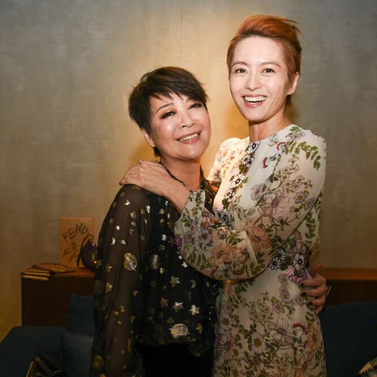 Elaine Jin and Gigi Leung at the Net-A-Porter and MR PORTER holiday party 2016