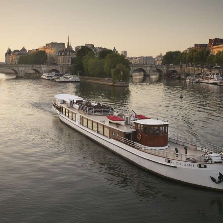 Pierre Frey Don Juan yacht on the Seine