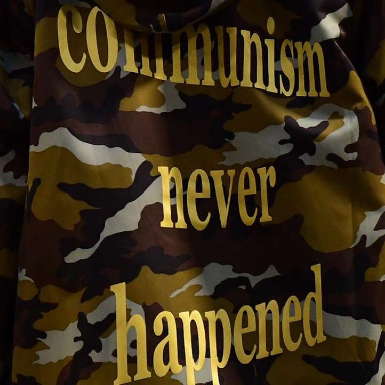 Sankuanz’s Fall/Winter 2017/18 Men's collection at Paris Fashion Week. Photo: EPA