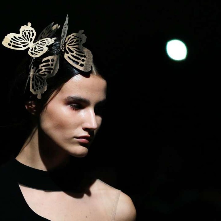Yu Amatsu’s autumn-winter 2017 collection for label Hanae Mori at Tokyo Fashion Week. Photo: EPA