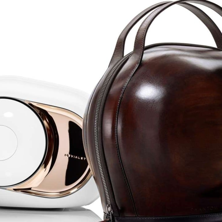 Devialet and Berluti come up with a travel case for the Phantom speaker.
