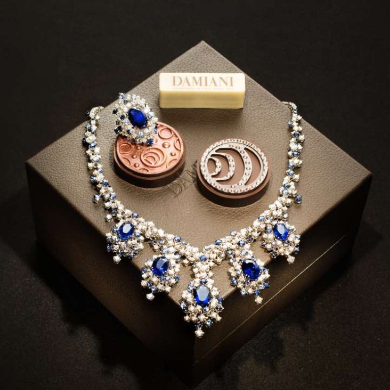 Tea set at Ritz-Carlton features Damiani jewellery-inspired sweets.