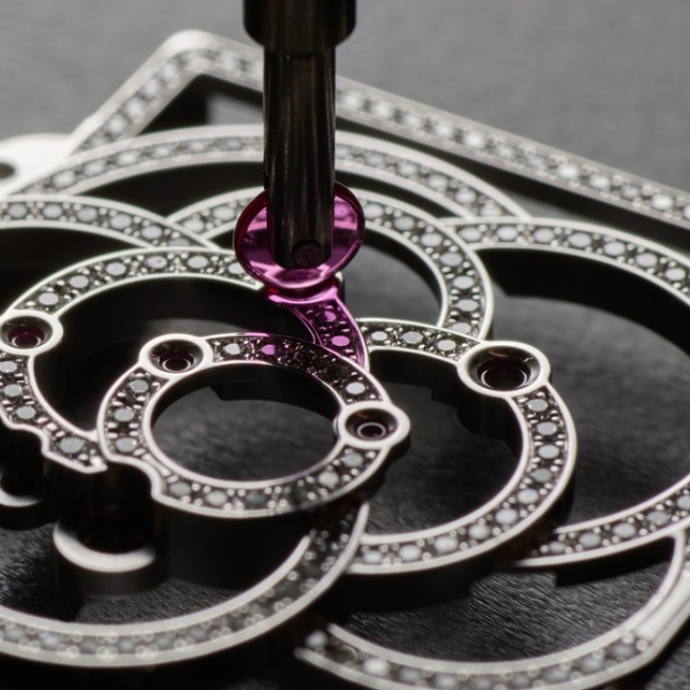 Craftsmanship goes into making the Chanel Première Camélia Skeletonok.