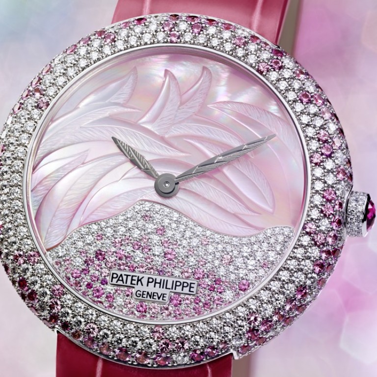 Pink 2025 diamond patek