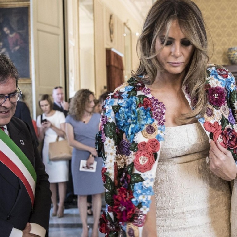 Melania dolce and outlet gabbana coat