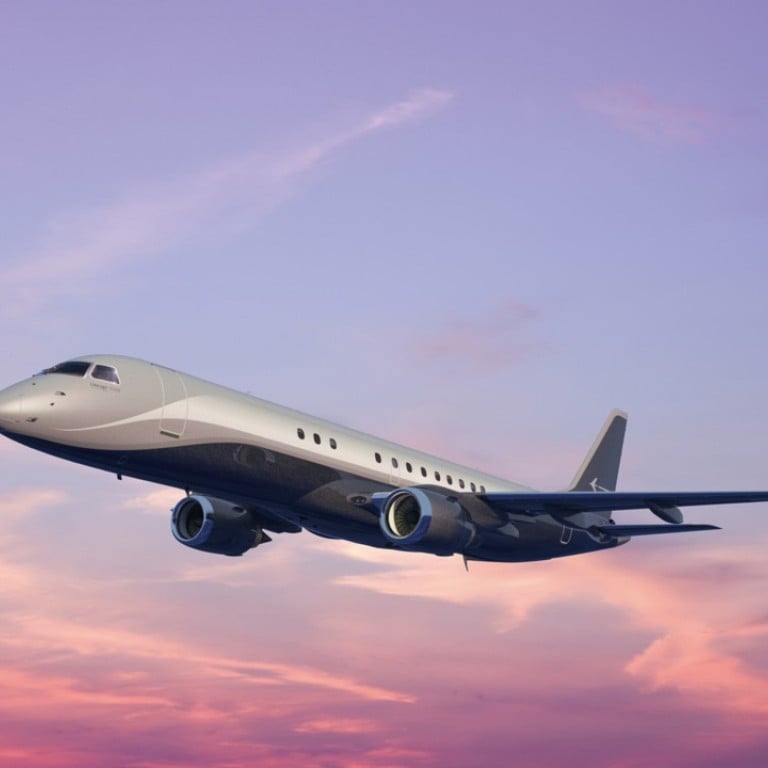 Like NetJets, Embraer provides on-demand private jets