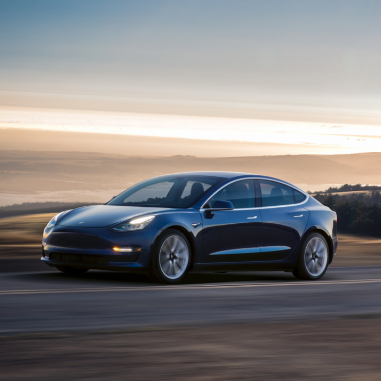 The new Tesla Model 3.