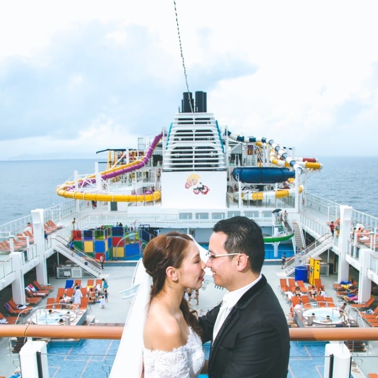 Now you can have your wedding photos taken on a luxury cruise.