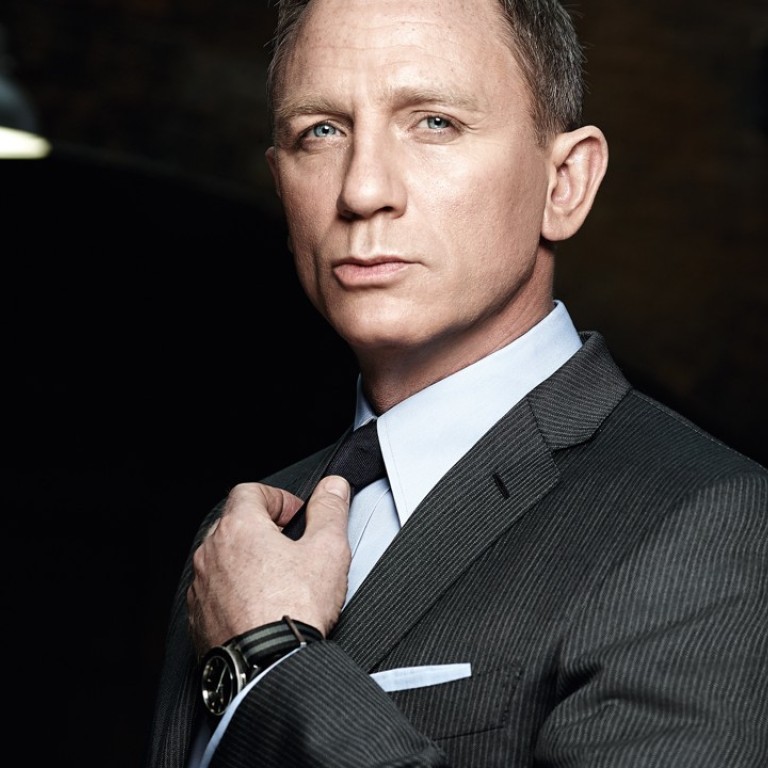 Daniel Craig, as James Bond,wears an Omega Seamaster 300 timepiece.