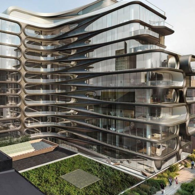 Zaha Hadid’s High Line apartment building.