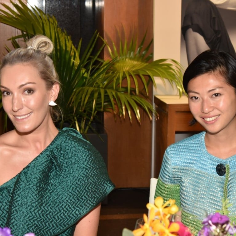 Olivia Buckingham and Laura Cheung at Georg Jensen’s celebration of 50 years with Vivianna Torun.