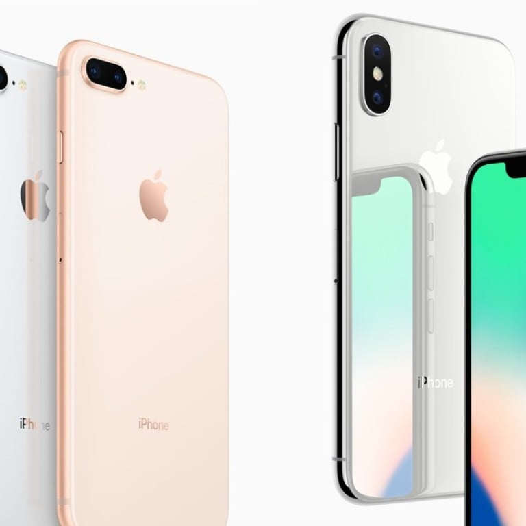 Apple's new flagship smartphones compared: iPhone X (r) vs iPhone 8/8Plus.