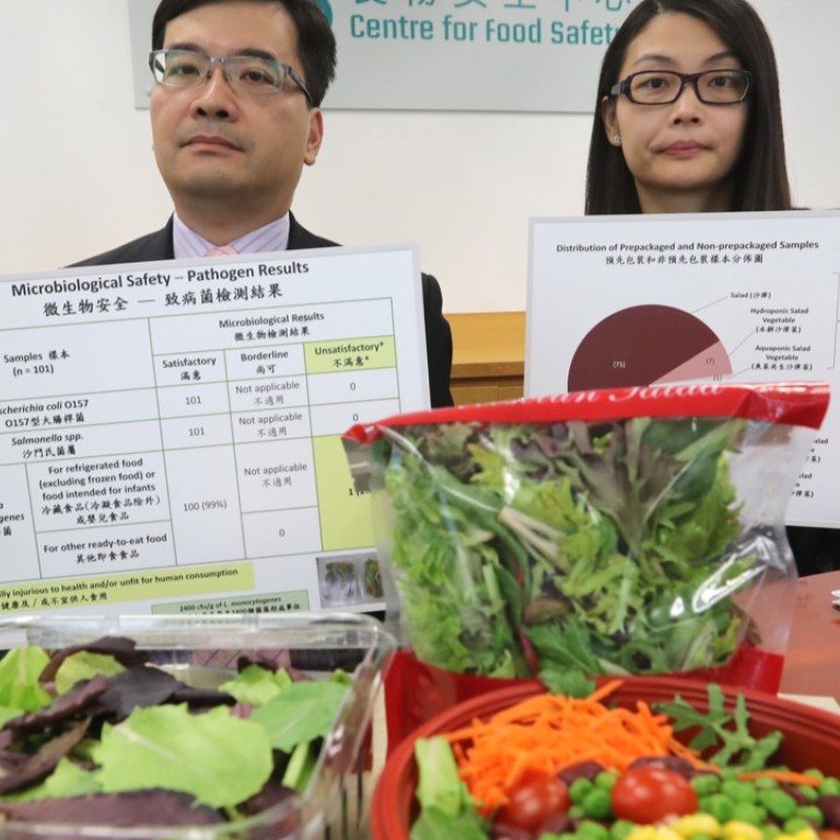 Are Hong Kong’s prepacked salads safe to eat? Health officials warn of