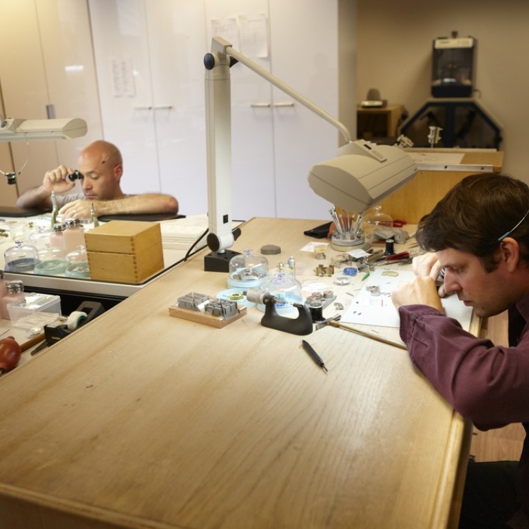 Felix Baumgartner is the master watchmaker and co-founder of Urwerk.