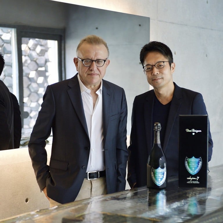 The bottle is housed within a glitzy crystal art piece crafted by Baccarat. The designer captures the beauty of light, colours and energy in the vintage Champagne