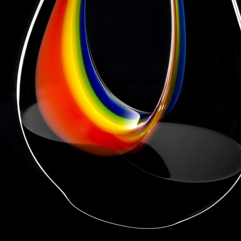 The Amadeo Double Magnum Rainbow decanter from Riedel depicts four colours and represents hope.