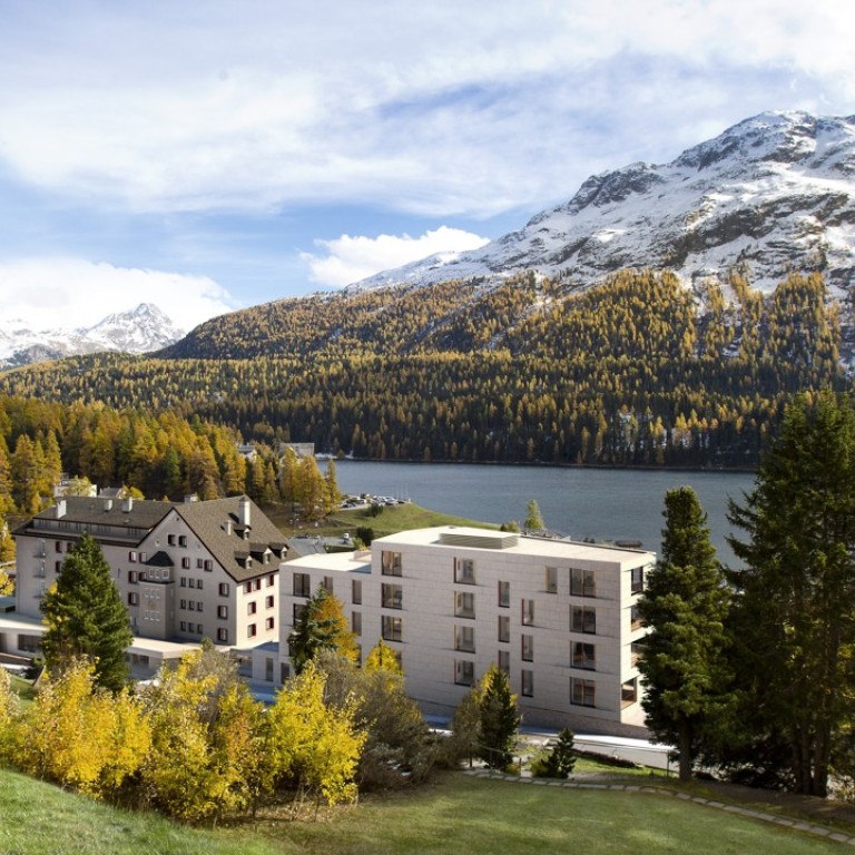 St Moritz offers an idyllic setting for those wishing to get away from it all.