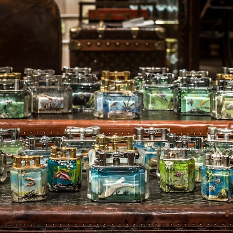 Timothy Oulton's Aquarium and Giant Aviary Dunhill lighters. The collection will be displayed exclusively at Harrods. Photo: Timothy Oulton