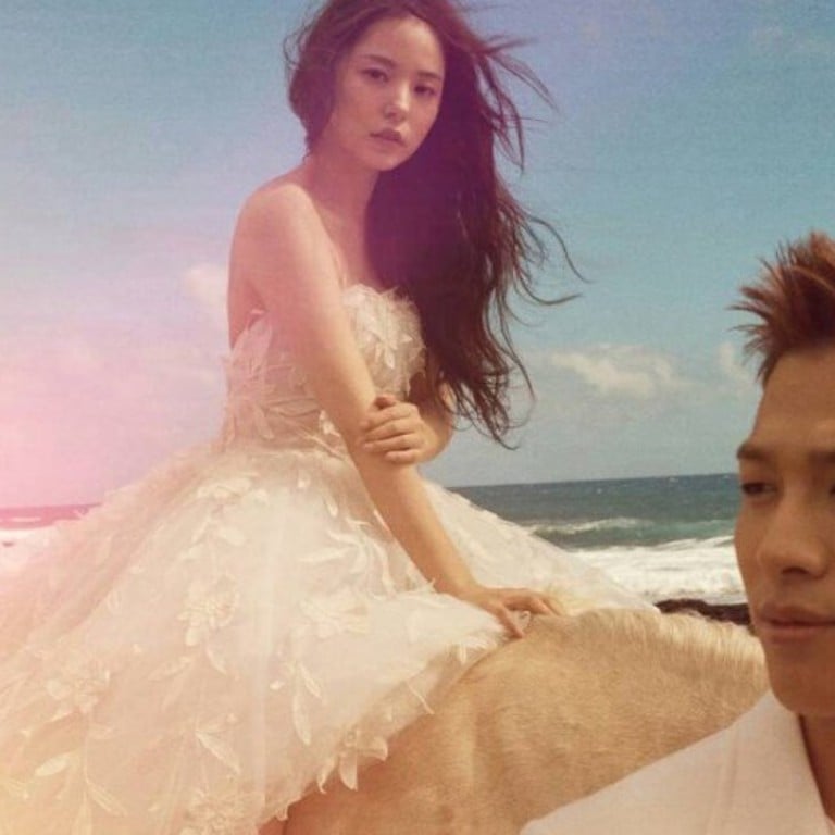 Big Bang s Taeyang marries actress Min Hyo rin in K pop wedding