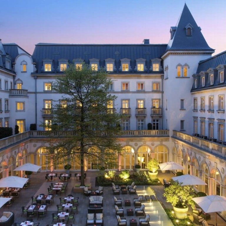 Twilight sets on Villa Kennedy in Frankfurt. Photo: Rocco Forte Hotels