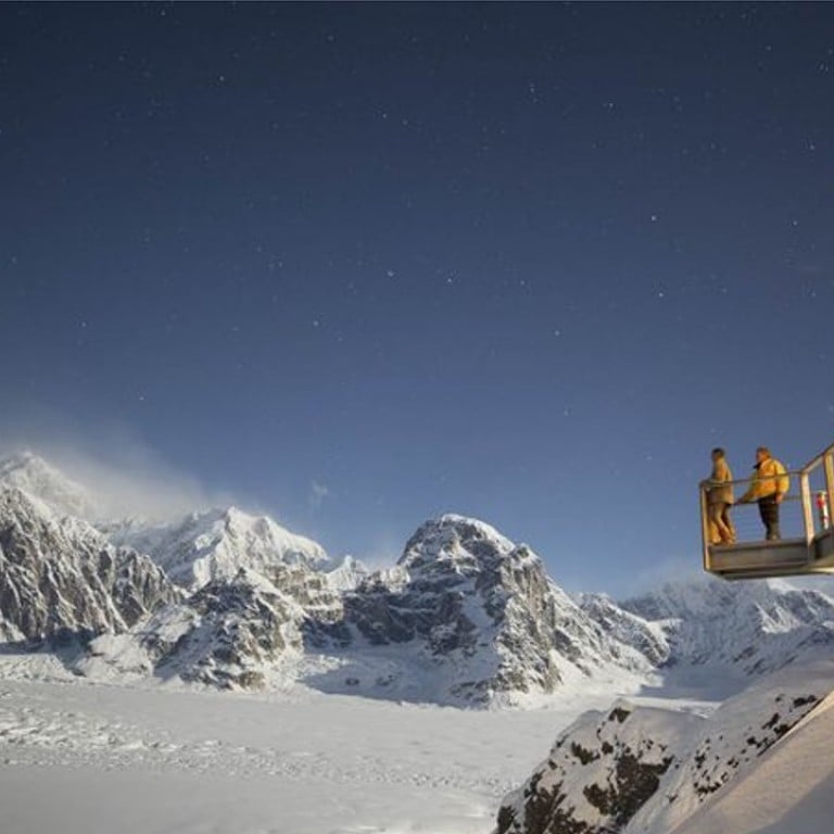 Laying the foundation for the resort took two years, because the extreme environs on which it’s built. Photo: Jeff Schultz Photography