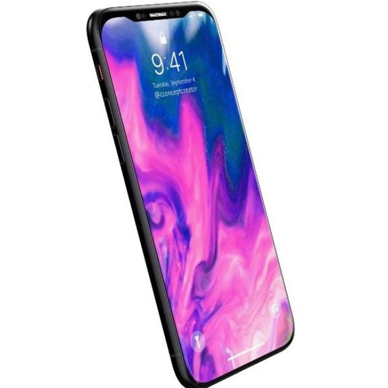 Investment bank analysts at Barclays expect three versions of the iPhone X in 2018. Photo: Concept by Concept Creator