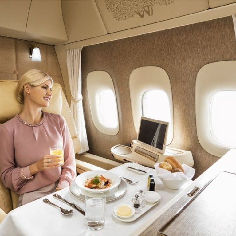 Getting a seat upgrade is possible if you know what to say when you ring up before the flight, says British author and frequent-flier Tilly Bagshawe. Photo: Emirates