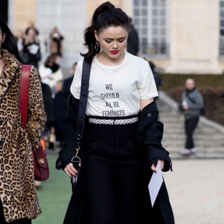 One of the most-talked about designs from Maria Grazia Chiuri’s first collection for Dior, spring 2017, was the ‘We Should All Be Feminists’ T-shirt. Photo: Kamdora