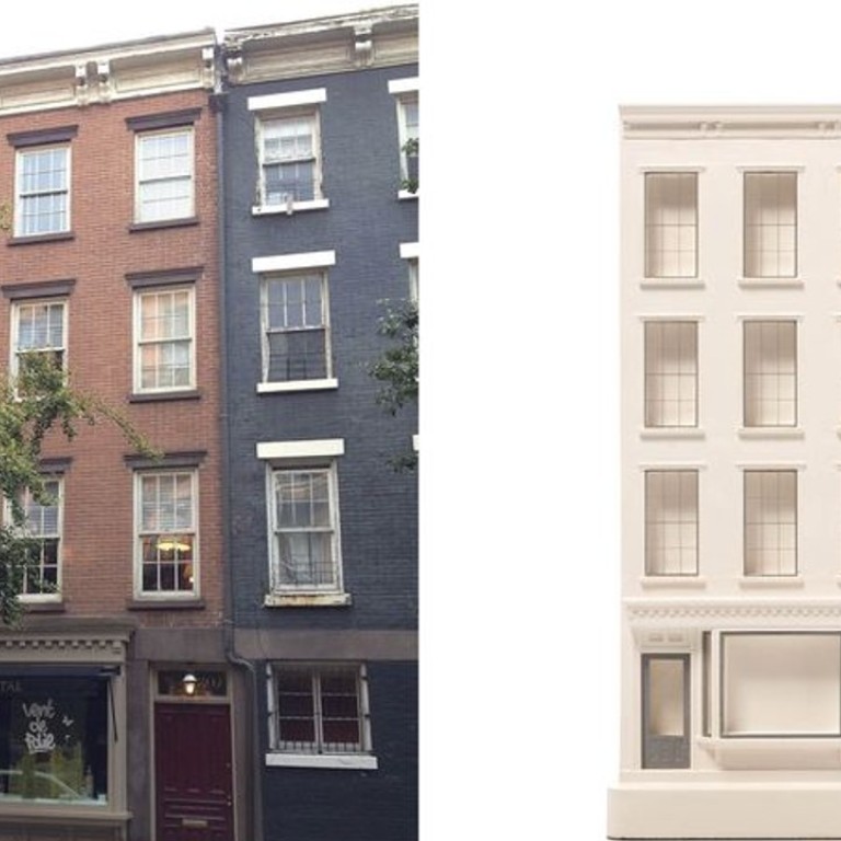 David Stutzman’s townhouse at 397 Bleecker Street in New York, with its Chisel & Mouse model. Photos: David Stutzman /Chisel & Mouse