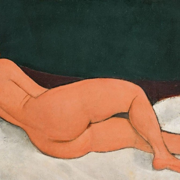 The artwork ‘Nu couche (sur le cote gauche)’ or ‘Reclining Nude’ by Amedeo Modigliani, which has an estimated value of US$150 million and is being auctioned in May. Photo: Sotheby’s