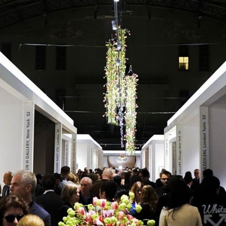 The Tefaf New York art fair, which features modern and contemporary art and design, which will be held at the Park Avenue Armory, New York, from May 4 to 8. Photo: Kirsten Chilstrom