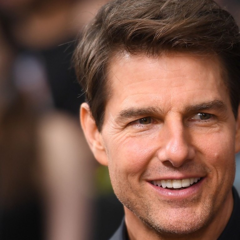 Actor Tom Cruise has discussed carrying out a death-defying stunt – while making a parachute jump from 25,000 feet (7,620 metres) – for his forthcoming film, Mission: Impossible – Fallout, at CinemaCon in Las Vegas. Photo: AFP