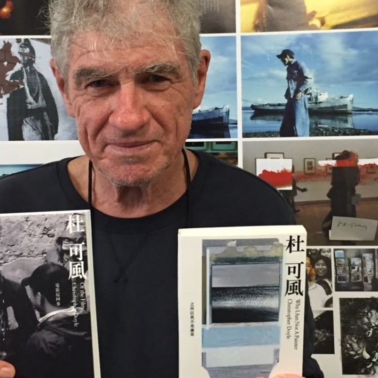 Cinematographer Christopher Doyle, who has published two new books and is staging an exhibition of his collage art in Hong Kong until May 25.