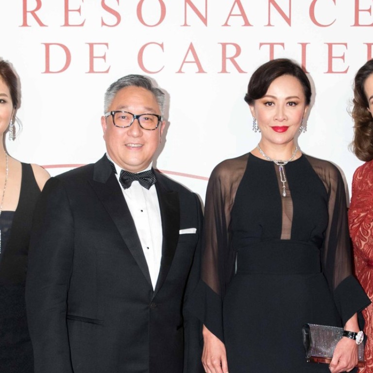 (From left) Peggy Hu, Nigel Luk, Carina Lau and Chloe Jay at Cartier high jewellery gala