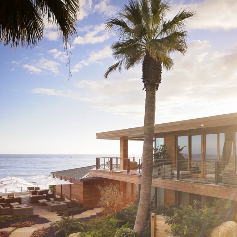You can watch dolphins frolic in the Pacific Ocean while you lie in bed in your own private suite at the Nobu Malibu Ryokan. Photo: Barbara Kraft