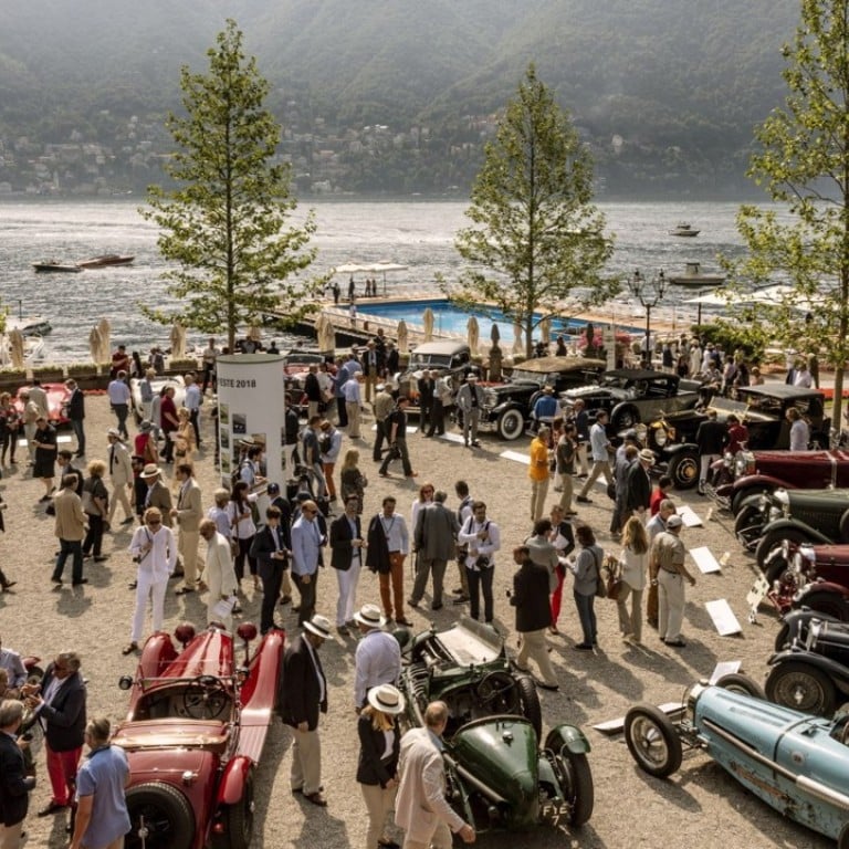 Car lovers gather at Lake Como, Italy, for the three-day Concorso d’Eleganza Villa d’Este, featuring 51 classic cars and 30 classic motorcycles, which ended on Sunday. Photo: Bloomberg